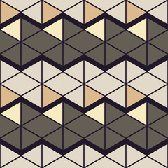 Seamless abstract geometric pattern. Hexagons texture. Textile rapport.
