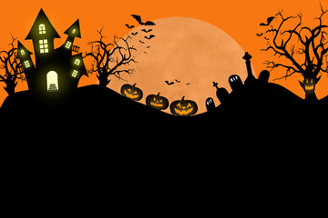 Halloween poster,invitation,flier design template