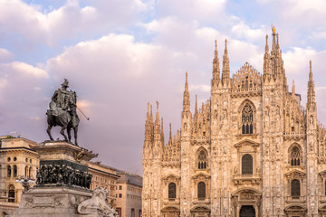 Fototapeta premium Duomo di Milano, Italy 