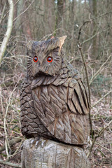 Wooden owl