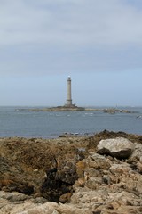 Fototapeta premium le phare de la Hague à port Goury,Auderville dans le Cotentin,Manche,Normandie,