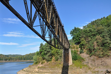 The Railway Bridge over the Pilchowickie Lake