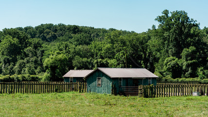 Obraz premium Horse Stables at Fair Hill