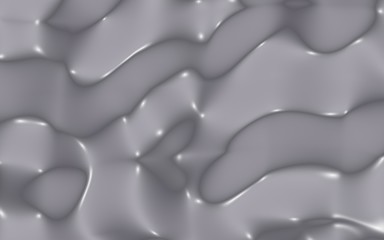 Graphic illustration - liquid pattern gray color. Modern abstract background. Design wallpaper. 3D illustration