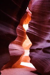 Burning Fire at Antelope Canyon in Arizona