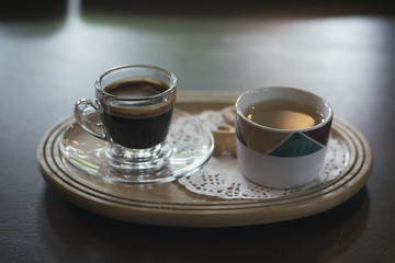 Espresso coffee and tea