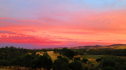 Sunset in Barossa Valley, South Australia
