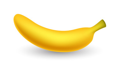Banana isolated on white background