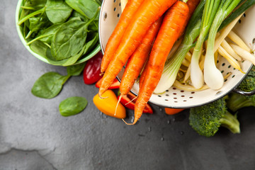 Assortment of fresh vegetables