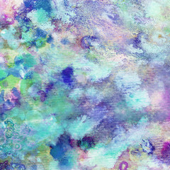 Abstract watercolor hand made painting on textured paper background  - 212768208