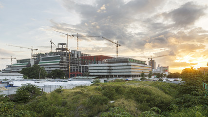 Obraz premium construction site of new government house , parliament, Thailand