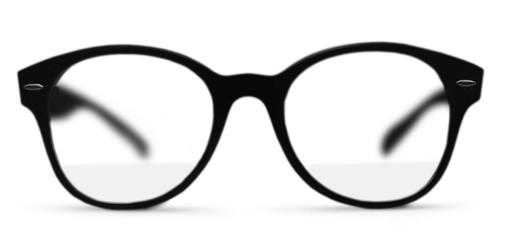 Eyeglasses in black frame