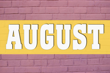August On Purple Bricks Texture