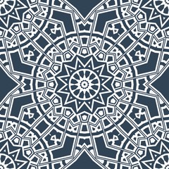 Seamless monochrome color floral pattern. Abstract design. Vector illustration for wallpaper, fabric, life ornament