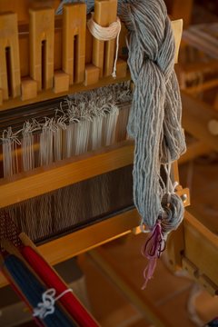 Silk thread in shop
