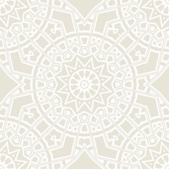 Unique, abstract geometric pattern. Seamless vector illustration. For design, wallpaper, happy background