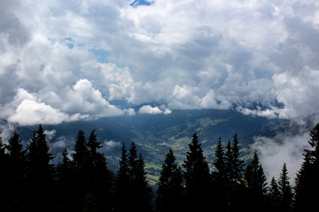 Unwetter in den Alpen