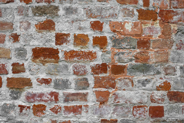 Vintage Red Brick Wall