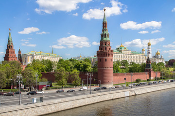 Moscow Kremlin wall, Russia