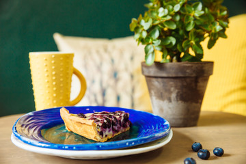 delicious blueberry pie