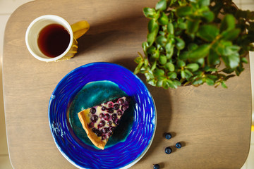 delicious blueberry pie