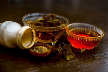 Effective and faithful ayurvedic home remedy for Fever and may be common cold: Raw honey, black...