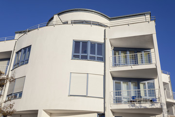 New flats with balcony, development