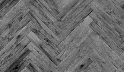 Seamless wood parquet texture herringbone pattern, glossiness