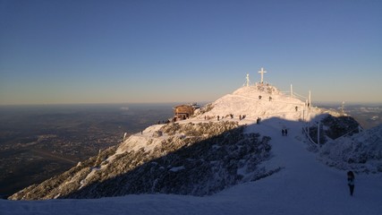 눈,산,하늘,자연