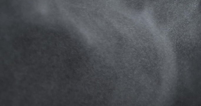 Natural Dust Organic Floating particles in stage light ray (spot) on black background. Dust in air atmosphere for your projects! Just drop it over your footage and use blending (screen) mode.