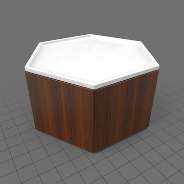 Hexagonal table