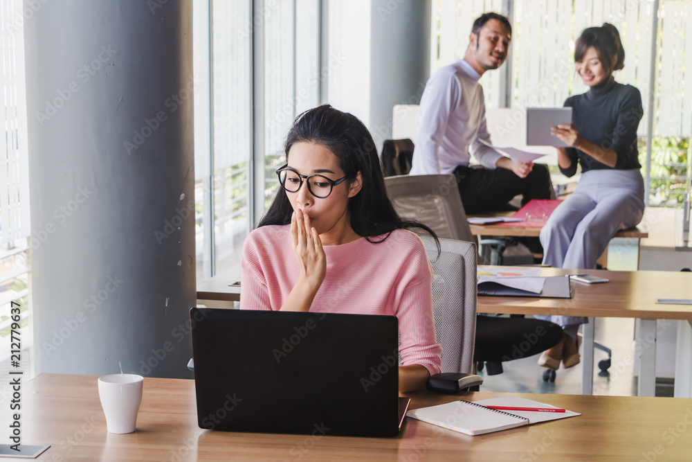 Wall mural casual office concept