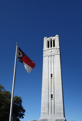 Bell tower and flag