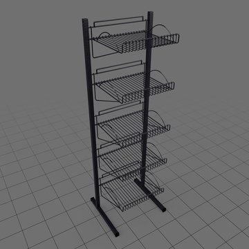 Slat rack display