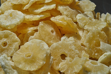 Getrocknete Ananas
