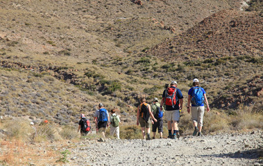 grupo senderistas monte costa almería 2099-f18