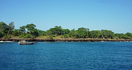 tropical wasini island