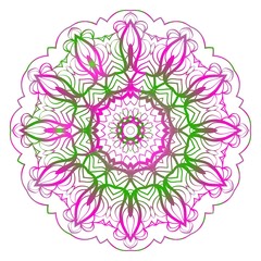 Decorative mandala flower ornament. pattern. vector. Tribal Ethnic Arabic, Indian, motif. for fashion design, wallpaper, invitation.