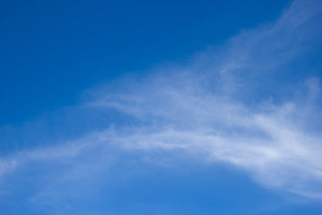 Blue sky with clouds. copy space.