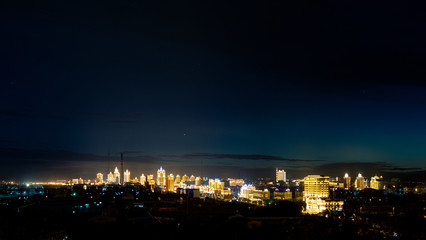 Fototapeta na wymiar Panorama of night Manchuria
