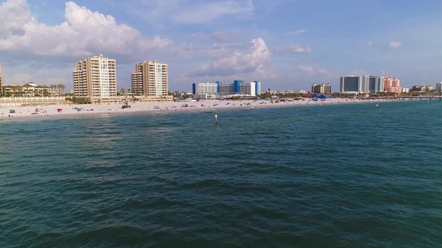 Low Flying Over Ocean Clearwater Bch