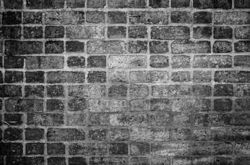 Abstract weathered texture stained old white brick wall background 