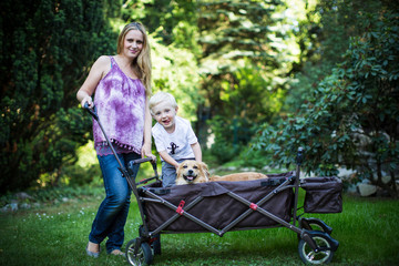 Fototapeta premium glückliche Familie