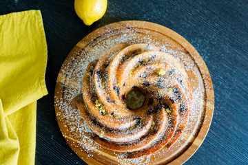 Blueberry Lemon Bundt Cake 