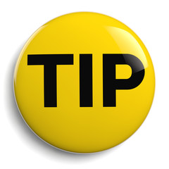 Tip Yellow  Symbol Icon Isolated