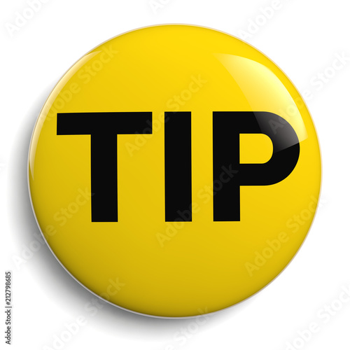 "Tip Yellow Symbol Icon Isolated" Stock photo and royaltyfree images