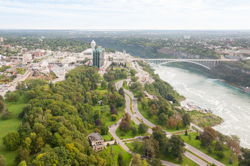 View of the Canadian side at Niagara Falls