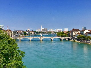 Obraz premium Rhein in Basel (Schweiz)