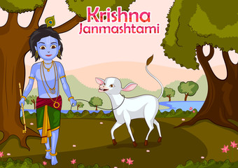 Krishna Janmashtami background