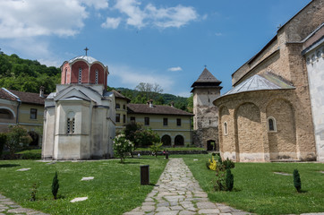 Studenica monastery, 12th-century Serbian orthodox monastery located near city of Kraljevo